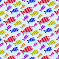 repetitive pattern background with fish N5