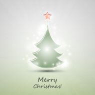 Christmas Tree Card Design Template
