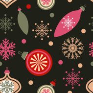 Christmas decorations on dark N3