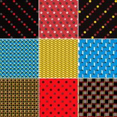 Set of geometric seamless patterns N24