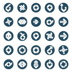 Abstract creative design vector elements