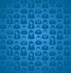Social media user seamless pattern