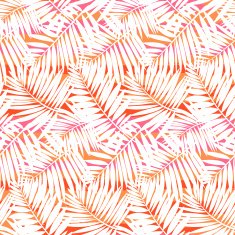 Seamless pattern with tropical palm leaves N4