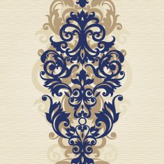 Vector seamless border in Victorian style N30