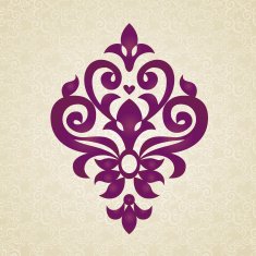 Vector baroque ornament in Victorian style N14