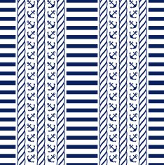 Nautical seamless pattern Vector illustration