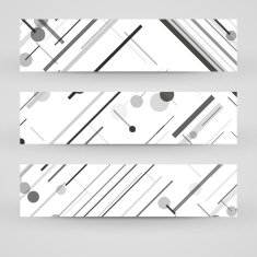 Vector banner set for your design N2
