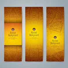 Collection banner design African art background