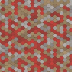 Mechanic Hexagon Pattern Square