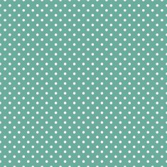 Polka dots on mint green background