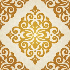 Vector seamless pattern in Victorian style N19