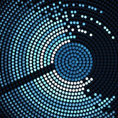 Bright Blue Dots