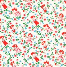 Kids picking flowers pattern