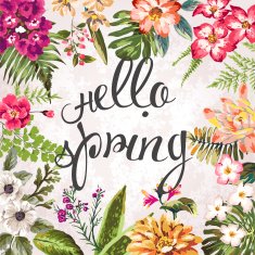 seasons greeting card vintage flower design vector pattern