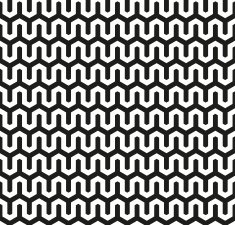 Seamless Abstract Interlocking Geometric Background