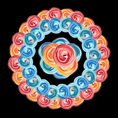 bright graphic floral N2