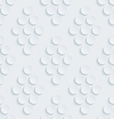 Dots Argile 3D Seamless Wallpaper Pattern N2