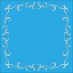Vintage Greeting Card Frame Design N8
