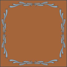 Vintage Greeting Card Frame Design N17