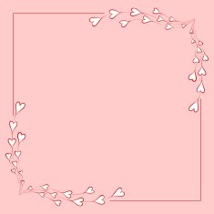 Greeting frame for valentine's day N6