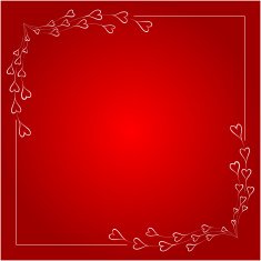 Greeting frame for valentine's day N8