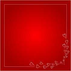 Greeting frame for valentine's day N9