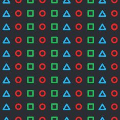 Background circle triangle square N2
