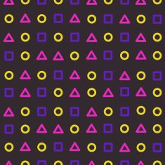 Background circle triangle square N6