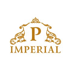 Calligraphic Vintage emblem Gold decor Luxury logo