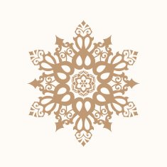 Circular pattern in arabic style