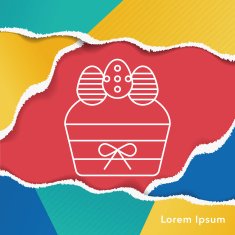 easter egg line icon N6