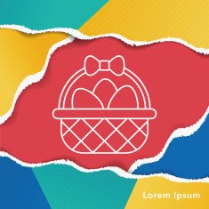 easter egg line icon N10