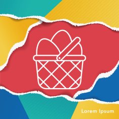 easter egg line icon N16
