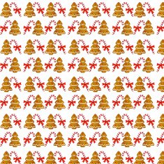 Seamless pattern - All over background Christmas cookie sugar cane