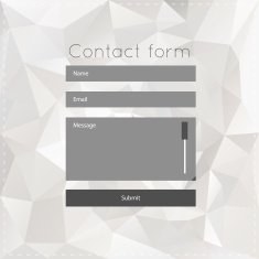 Simple contact us form templates