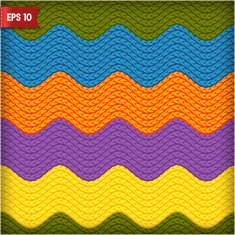 Wavy knitted seamless pattern background N2