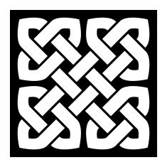 Celtic knot vector illustration N7