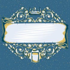 Ornate vintage decorative design N2