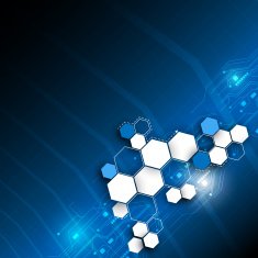 vector abstract background hi tech concept hexagon innovation pattern