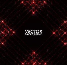 Abstract red squares lights vector background