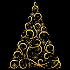 Christmas card Xmas tree N2