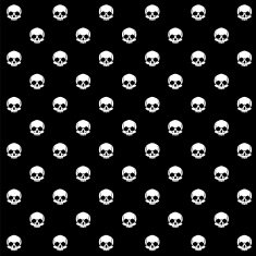 vector seamless with skulls N4