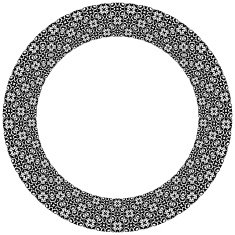 Decorative circle N5