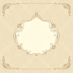 Decorative Vintage Ornamental frame