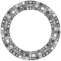 Decorative circle N7