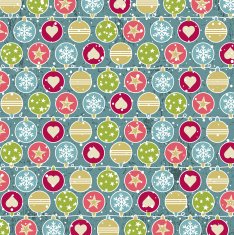 Colour background with christmas balls vector N2