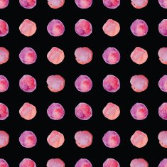 Watercolour polka dot seamless pattern N6