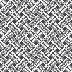 Seamless pattern of intertwined H-shaped strips