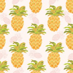 Seamless pattern with pineapples N14