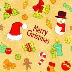Christmas seamless pattern N121
